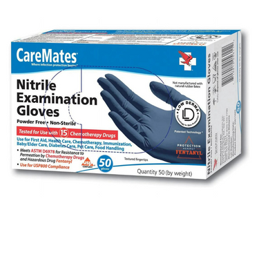 Nitrile Examination Gloves Latex Free & Powder Free, Large